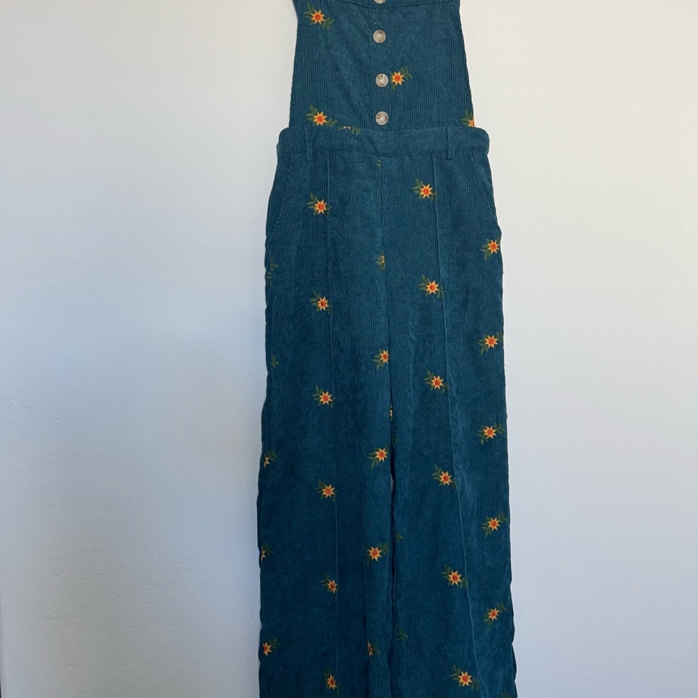 Cider Teal Overalls